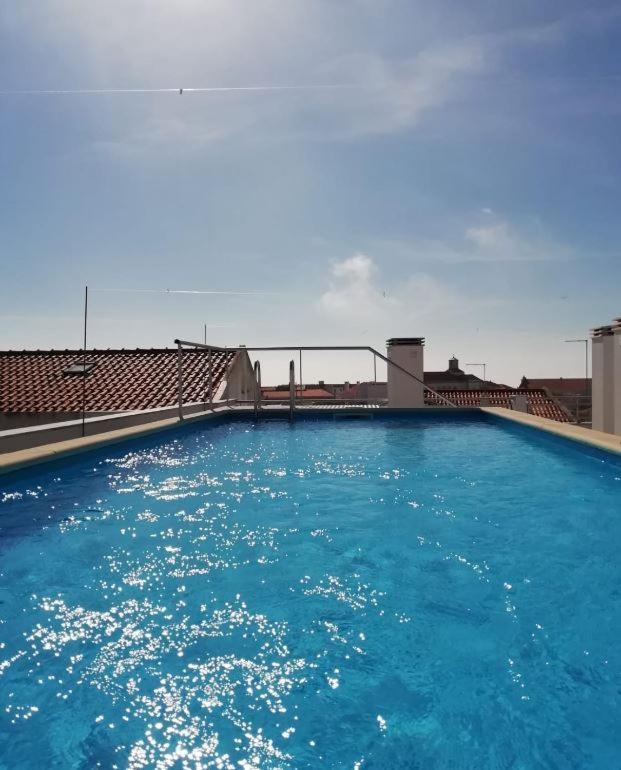 Sitius 5B - New Seaview Apartment With Rooftop Terrace In Historical Centre Sitio Da Nazare Luaran gambar